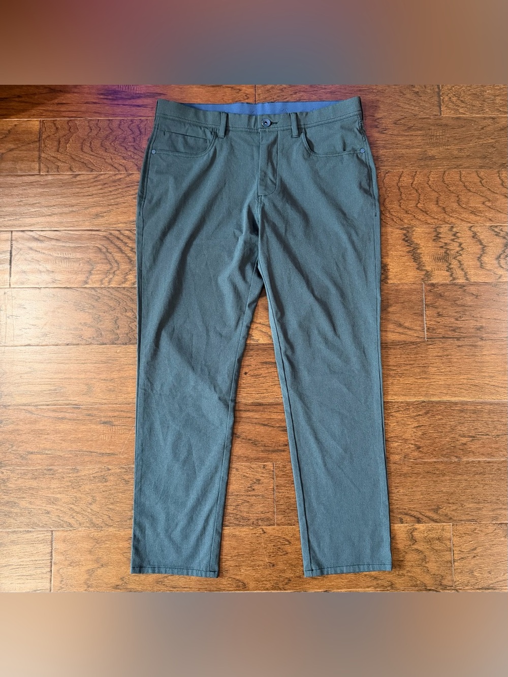 Tommy Bahama Men's Bahama Coast 5 Pocket Pants 34x30 Black Grid Performance